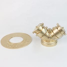 Forged Y Siamese Fire Truck Parts 2 1/2" Swivels Fire Department Connection